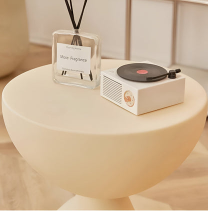 Luxe Ronde Salontafel – Elegante Bijzettafel voor Woonkamer en Stoel 3