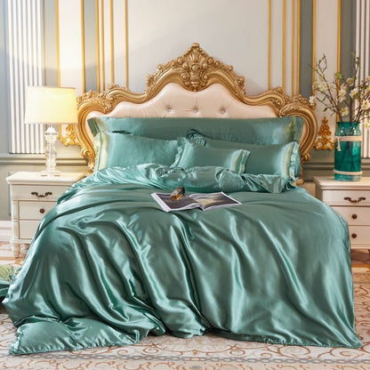 Luxe Satijnen Dekbedovertrek 240x220 cm voor Ultiem Slaapcomfort – Modern Beddengoed Set 10