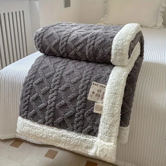 Luxe Sherpa Dekentje van Geborsteld Fleece voor Comfort en Warmte – Verkrijgbaar in Diverse Maten 0