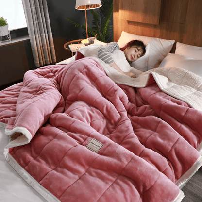 Luxe Sherpa Fleece Deken - Superzacht Warmte Deken voor Comfortabele Avonden, 120x200 cm, 150x200 cm, 180x200 cm 10