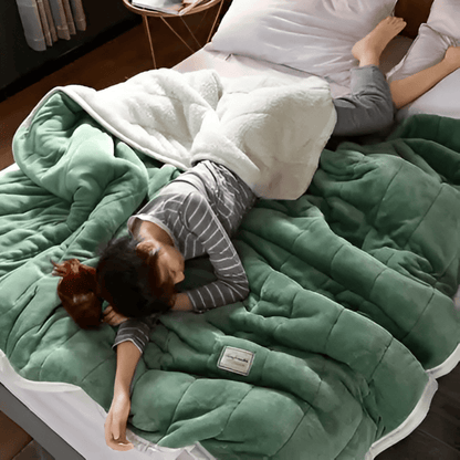 Luxe Sherpa Fleece Deken - Superzacht Warmte Deken voor Comfortabele Avonden, 120x200 cm, 150x200 cm, 180x200 cm 2