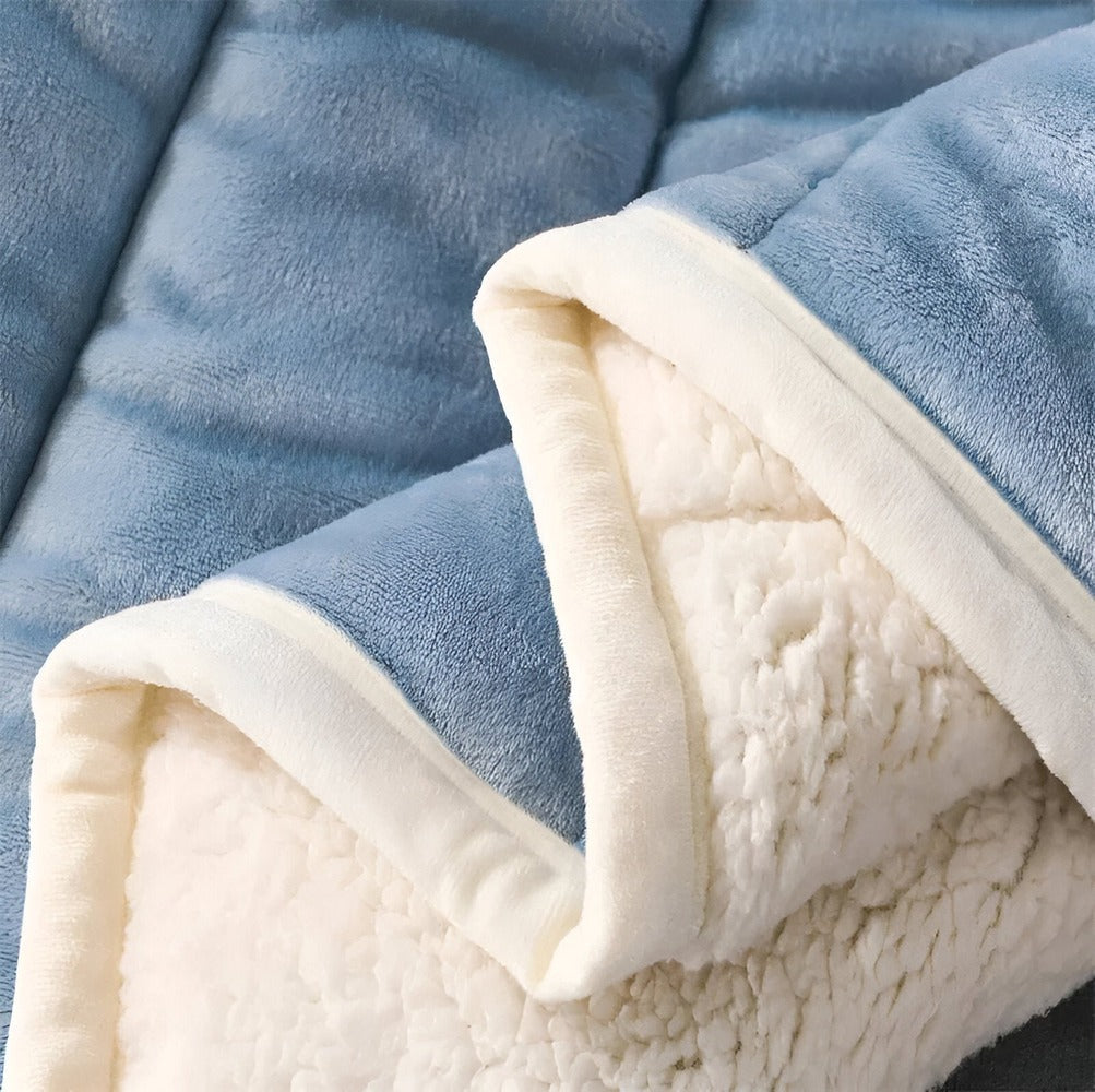 Luxe Sherpa Fleece Deken - Superzacht Warmte Deken voor Comfortabele Avonden, 120x200 cm, 150x200 cm, 180x200 cm 4