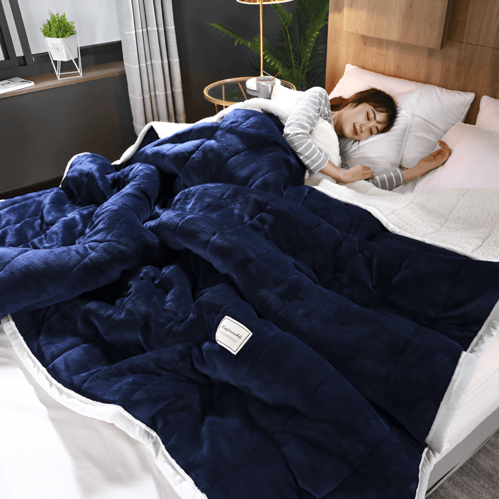 Luxe Sherpa Fleece Deken - Superzacht Warmte Deken voor Comfortabele Avonden, 120x200 cm, 150x200 cm, 180x200 cm 9