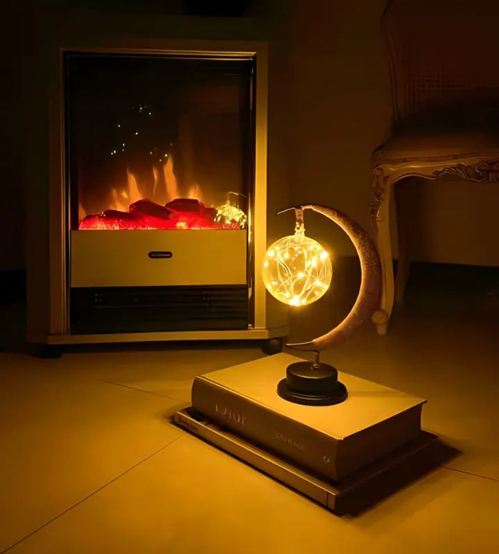 Maanlamp met LED Verlichting – Betoverende Sfeer voor Woonkamer, Slaapkamer en Kinderkamer 2