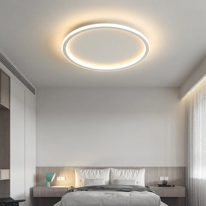 Minimalistische LED Plafondlamp met Afstandsbediening - Zwart Plafonnière voor Slaapkamer 7