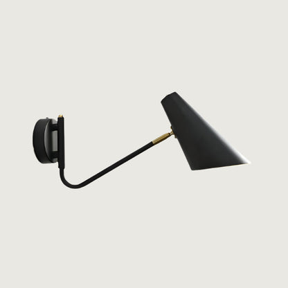 Minimalistische Wandlamp Zwart van Metaal met Roterend Ontwerp en LED Verlichting 1