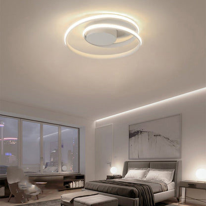 Minimalistische Zwarte Plafondlamp met Geometrisch Ontwerp voor Slaapkamer en Woonkamer 1