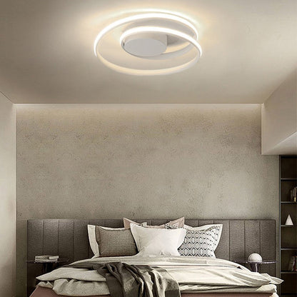 Minimalistische Zwarte Plafondlamp met Geometrisch Ontwerp voor Slaapkamer en Woonkamer 2