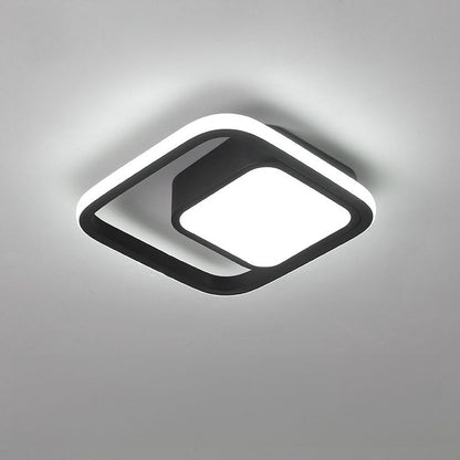 Modern Minimalistisch Halo Duo Plafondlicht met Warm LED Licht voor Woonruimtes en Slaapkamers 11
