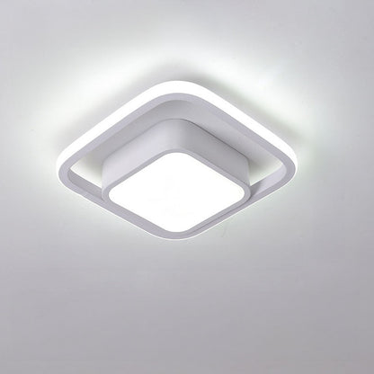 Modern Minimalistisch Halo Duo Plafondlicht met Warm LED Licht voor Woonruimtes en Slaapkamers 17