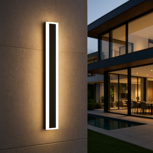 Moderne Buiten Wandlamp van Metaal met LED 8*30 CM