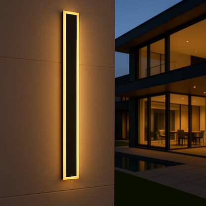 Moderne Buiten Wandlamp van Metaal met LED 8*120 CM