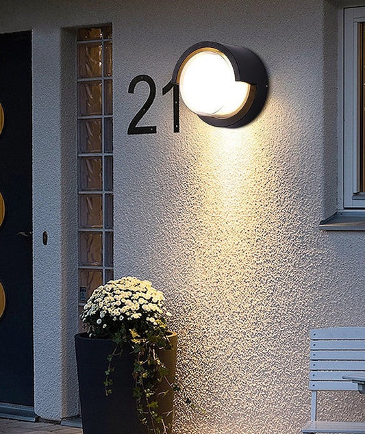 Moderne Buitenlamp Zwart met Bewegingssensor Model A