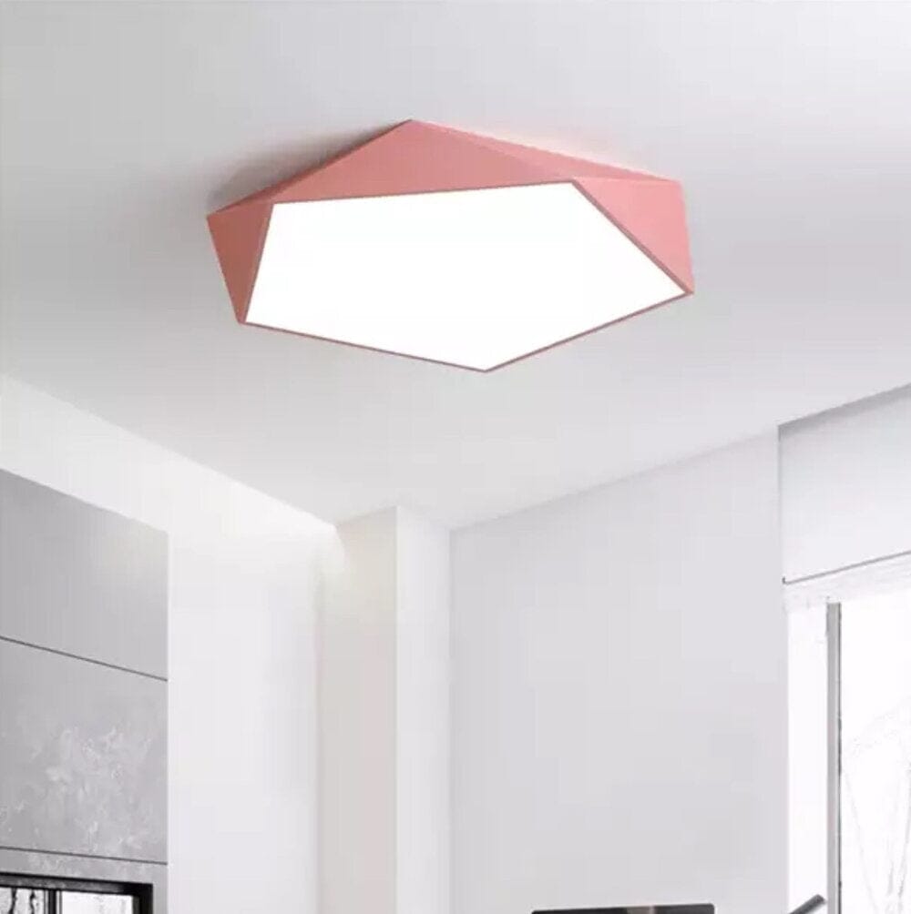 Moderne Dimbare LED Plafondverlichting met Geometrisch Ontwerp – Binnenverlichting 0