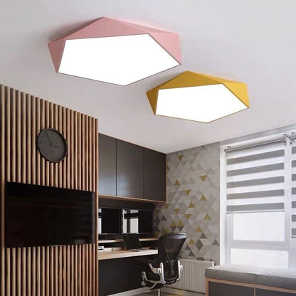Moderne Dimbare LED Plafondverlichting met Geometrisch Ontwerp – Binnenverlichting 2