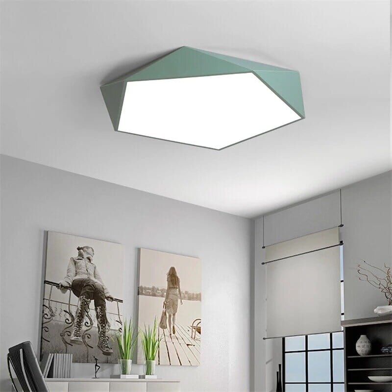 Moderne Dimbare LED Plafondverlichting met Geometrisch Ontwerp – Binnenverlichting 4