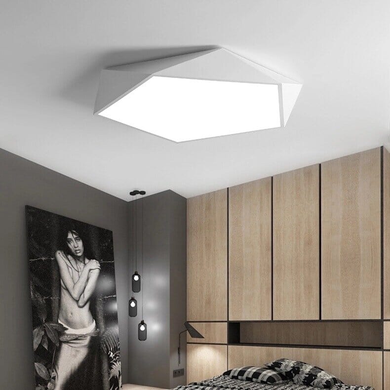 Moderne Dimbare LED Plafondverlichting met Geometrisch Ontwerp – Binnenverlichting 6