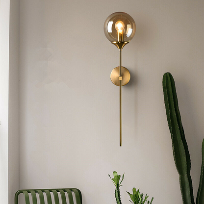 Moderne Glazen Wandlamp Goud - Elegante Wandverlichting voor Binnen en Muurlamp Decoratie 6