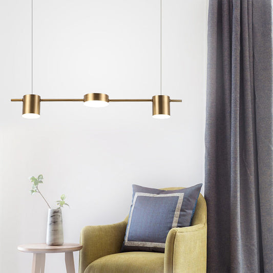 Moderne Hanglamp Zwart en Goud voor Eettafel en Woonkamer met Verstelbare Lichtbronnen 0