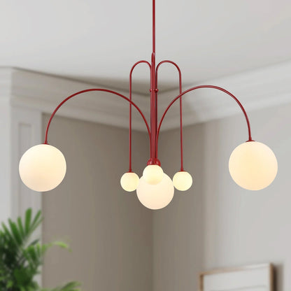 Moderne Hanglamp Zwart van Metaal en Glas voor Eettafel of Woonkamer 2