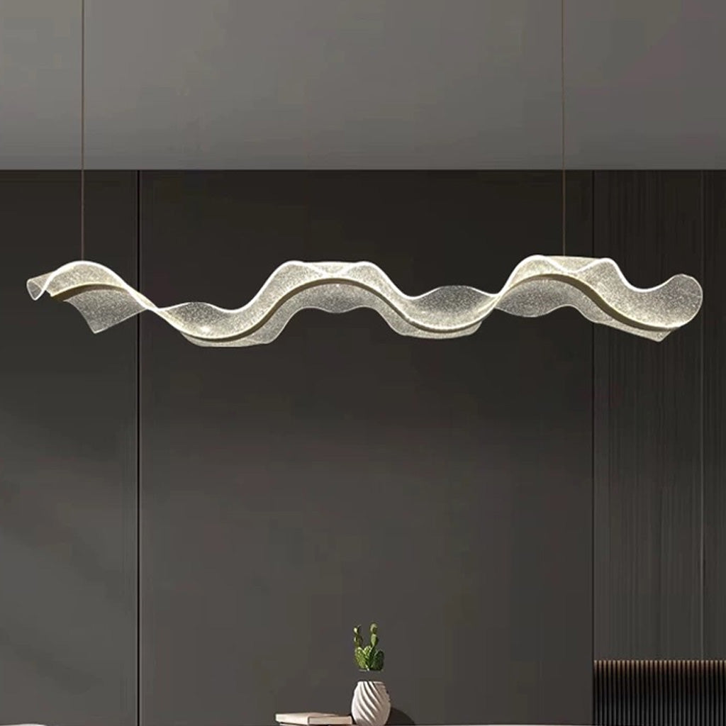 Moderne Kroonluchter Goud van Acryl – Minimalistische Verlichting voor Woonkamer en Eetkamer 0