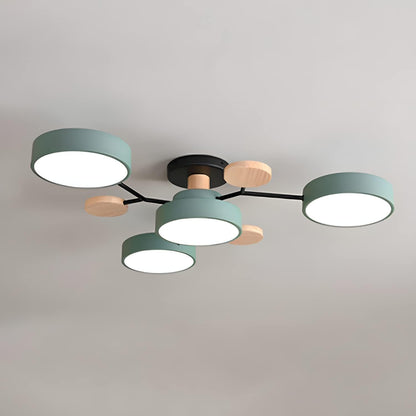 Moderne LED Ronde Plafondlamp Meervoudig