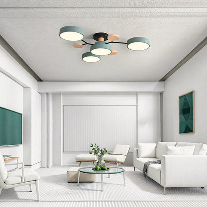 Moderne LED Ronde Plafondlamp Meervoudig