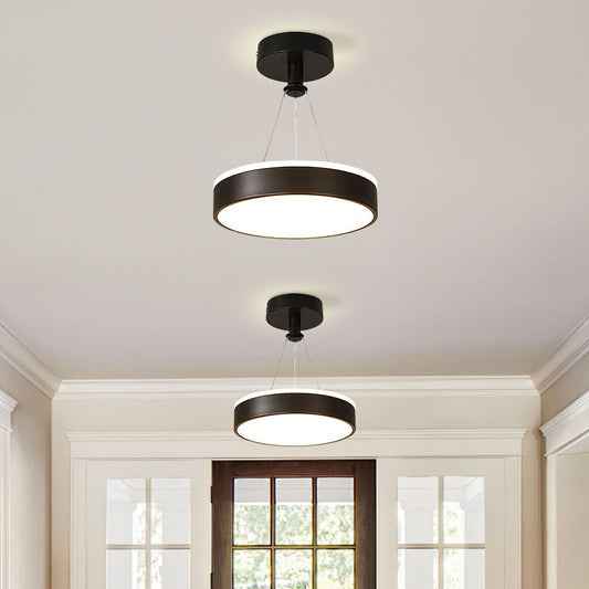 Moderne LED Plafondlamp in Zwart met Elegante Ontwerp voor Slaapkamer en Woonkamer 0