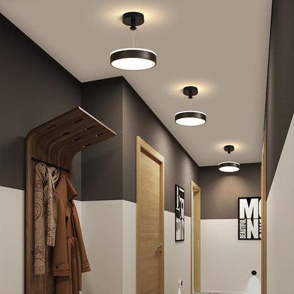 Moderne LED Plafondlamp in Zwart met Elegante Ontwerp voor Slaapkamer en Woonkamer 6