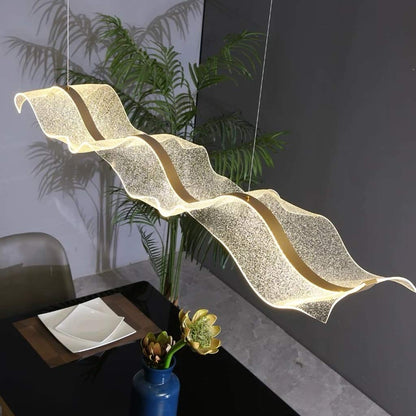 Moderne Luxe Hanglamp met Gouden Accenten voor Woonkamer of Eettafel - Dimbaar LED Design 1