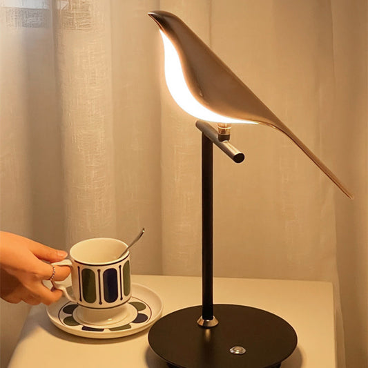 Moderne Tafel Lamp met Vogelontwerp voor Slaapkamer en Woonkamer – Sculpturaal LED Design 0