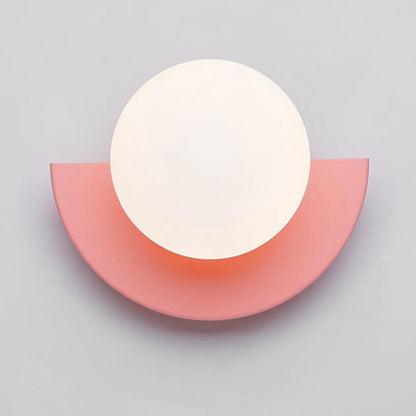 Moderne Wandlamp Zwart met Glazen Halfronde Schaduw voor Binnen – Minimalistische Muurlamp 6