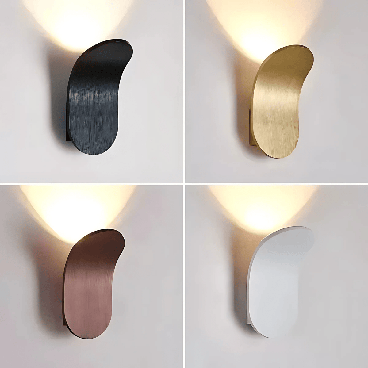 Wandlamp met Ingebouwde LED en Modern Gebogen Ontwerp
