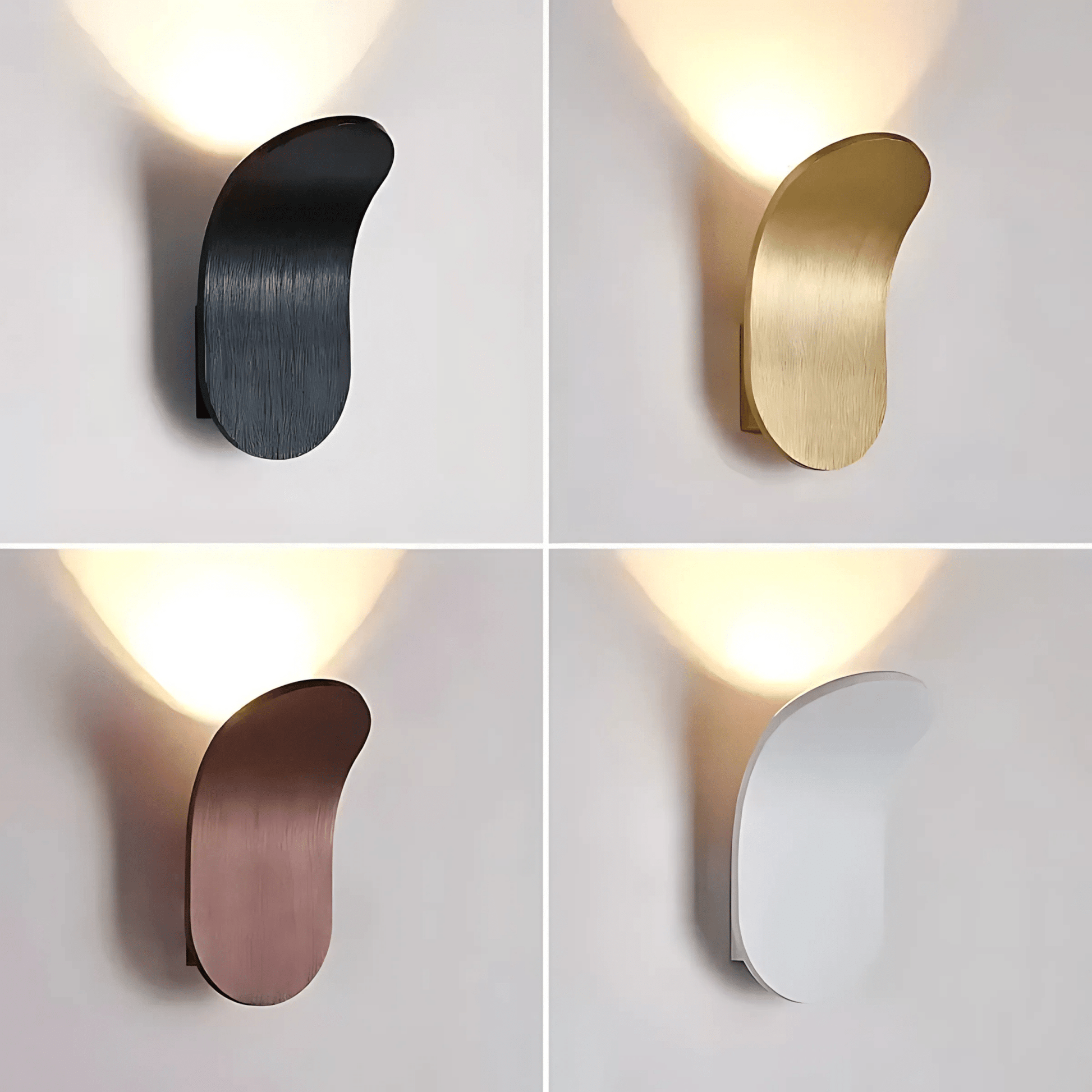Moderne Wandlamp Zwart met LED Verlichting – Elegant Metaal voor Binnengebruik 1