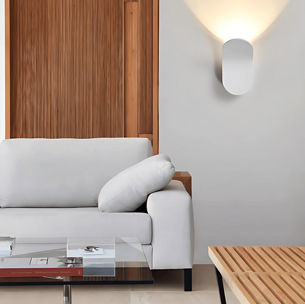 Wandlamp met Ingebouwde LED en Modern Gebogen Ontwerp
