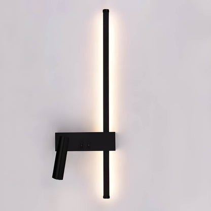 Moderne Wandlamp van Aluminium met Minimalistisch Ontwerp – Zwarte Muurlamp voor Binnengebruik 0