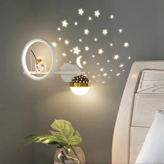 Moderne Wandlamp voor Kinderen met Zachte Verlichting – Veilig en Speels Ontwerp voor Kinderkamer 0