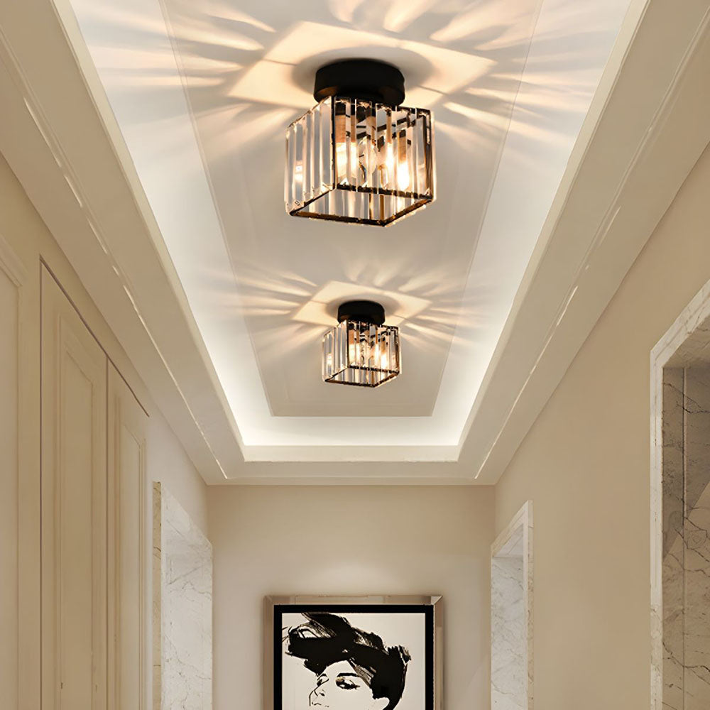 Moderne Kristallen Plafondlamp met Schaduweffect