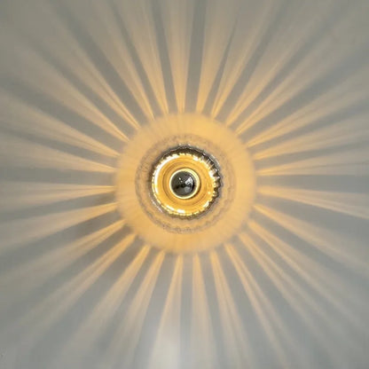 Scandinavische Bauhaus Wandlamp van Glas met Warm Witte LED Verlichting voor Binnengebruik