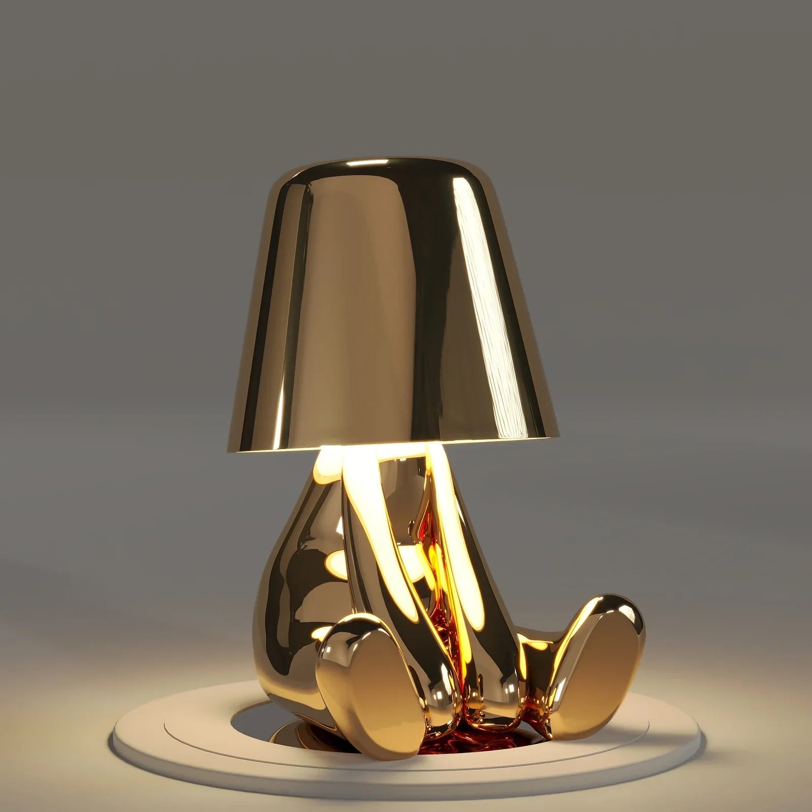 Oplaadbare Draadloze Tafellamp met Slimme Touch Controle en Elegante Design 0