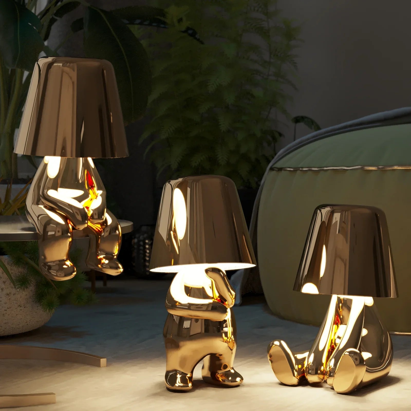 Oplaadbare Draadloze Tafellamp met Slimme Touch Controle en Elegante Design 5
