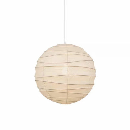 Papieren Hanglamp met LED E27 Fitting voor Woonkamer, Eetkamer en Slaapkamer - Diverse Maten 1