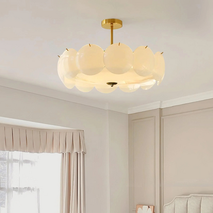 Handgemaakte Ronde Plafondlamp met Warm Licht