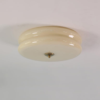 Retro Art Deco Plafondlamp met Dimbare LED Ø 40cm x H 13cm
