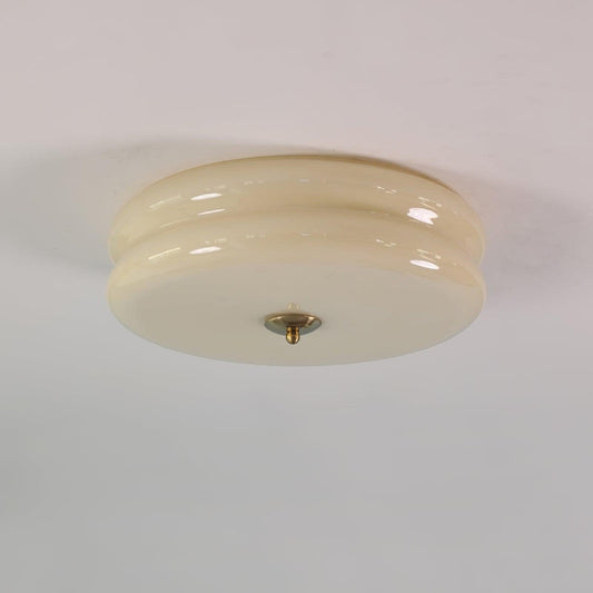 Retro Art Deco Plafondlamp met Dimbare LED Ø 40cm x H 13cm