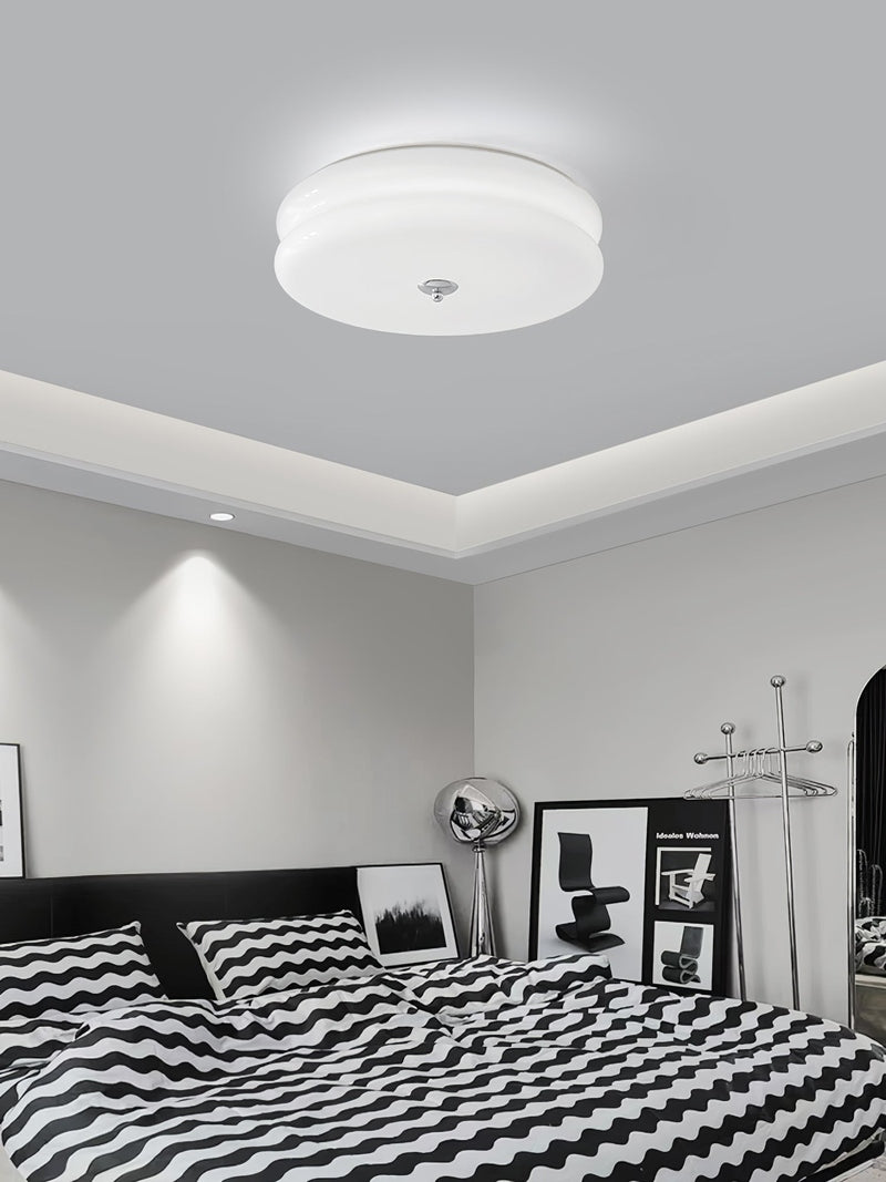 Retro Art Deco Plafondlamp met Dimbare LED