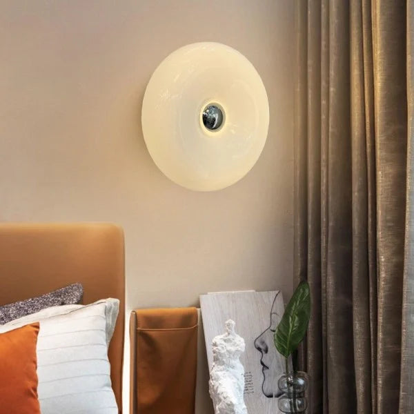 Retro Bauhaus Wandlamp en Tafellamp met Touch-Dimfunctie – Helder Oranje Multifunctionele Lamp 5