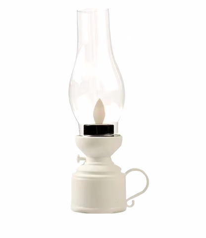 Retro Dimbare LED Olielamp Wit