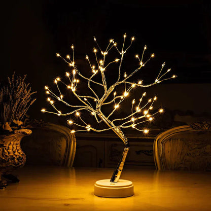 Rustgevende LED Boom Nachtlamp met Buigbare Takken Default