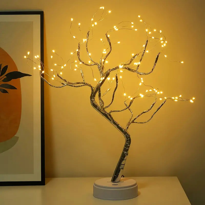 Rustgevende LED Boom Nachtlamp met Buigbare Takken